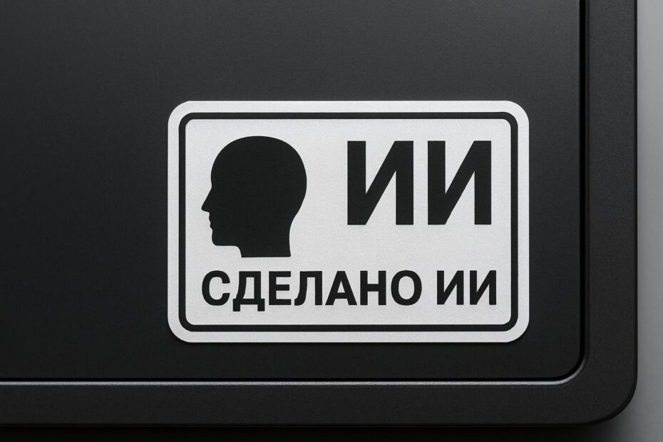 Как Россия учит узнавать контент, созданный нейросетями: система маркировки, которая меняет интернет